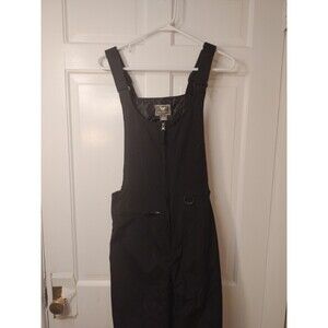 White Sierra Black Ski Bib Pants Insulated Snow Overalls Size M